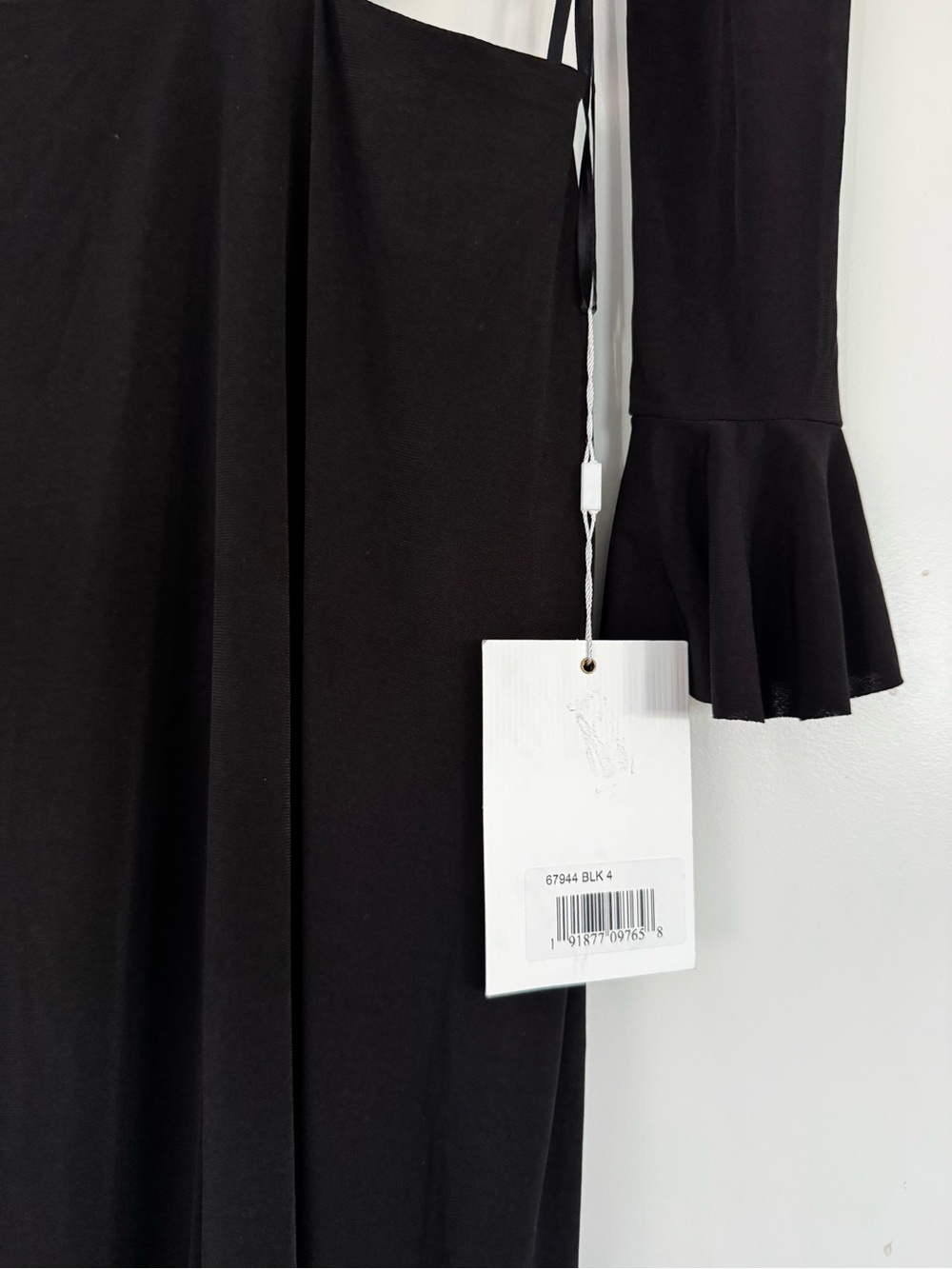 Mac Duggal Black Long-Sleeve Cutout Evening Gown #67644 - Picture 4 of 12